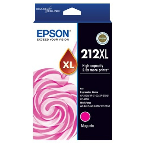 Epson C13T02X392 212XL Standard Magenta XL Ink Cartridge