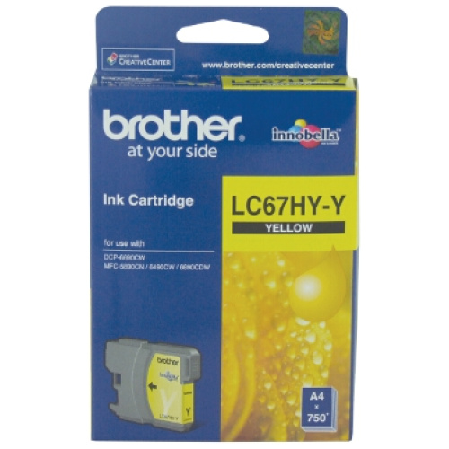 Brother High Yield Yellow Ink Cartridge