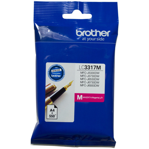 Brother LC-3317M Magenta Ink Cartridge (550page yield)
