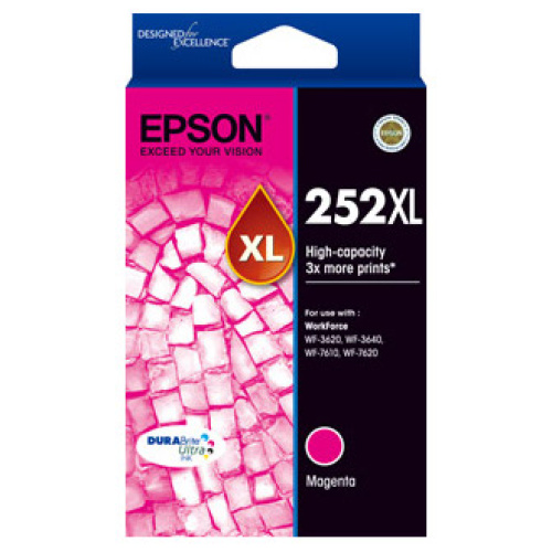Epson C13T253392 252XL High Capacity Magenta Ink Cartridge