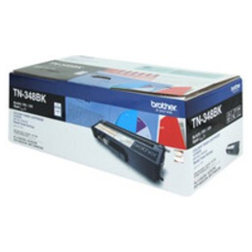 Brother TN-348BK Black Toner Cartridge (6,000 Yield @ 5%)