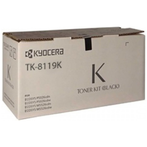 Kyocera TK-8119K Black Toner Cartridge (12,000 pages)