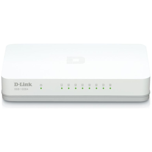 D-Link DGS-1008A 8-Port 10/100/1000 Unmanaged Switch