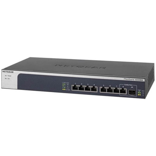 Netgear XS508M-100AJS 8 Port 10-Gigabit/Multi-Gigabit Etherent Unmanaged Switch