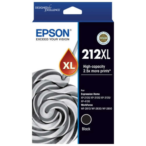 Epson C13T02X192 212XL Standard Black XL Ink Cartridge