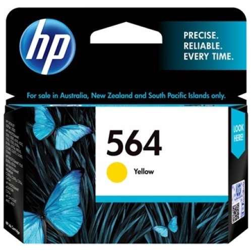 HP CB320WA #564 Yellow Ink Cartridge (300 page yield)
