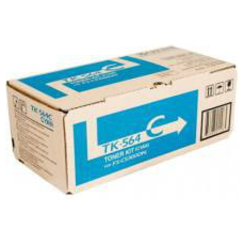 Kyocera TK-564C Cyan Toner Kit to suit Printer: FS-C5300DN (10,000 Yield)