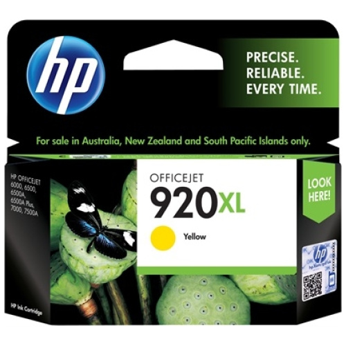 HP CD974AA #920XL High Yield Yellow Ink Cartridge (700 page yield)