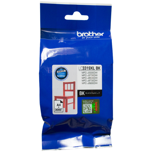 Brother LC-3319XLBK Black Ink Cartridge (3000 page yield)
