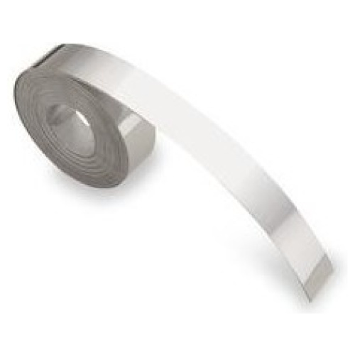 DYMO (SD301242/32500) Stainless Steel Embosser Labels, 12mm x 6.4m