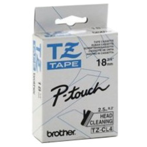 Brother TZ-CL4 Head Cleaning Cassette (18mm Width Up to 100x Usage)