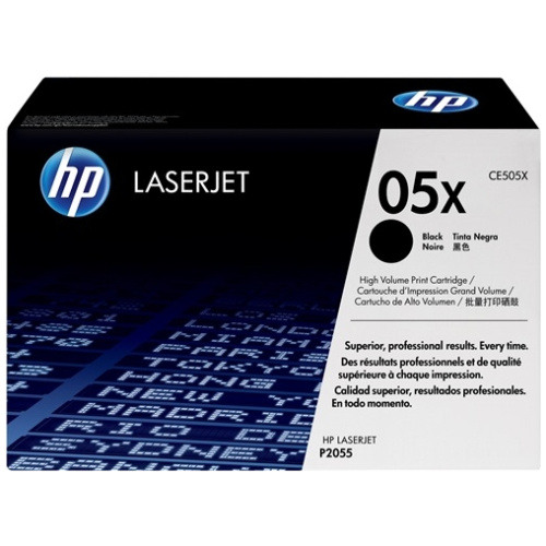 HP CE505X #05X High Yield Black Toner (6,500 Yield)