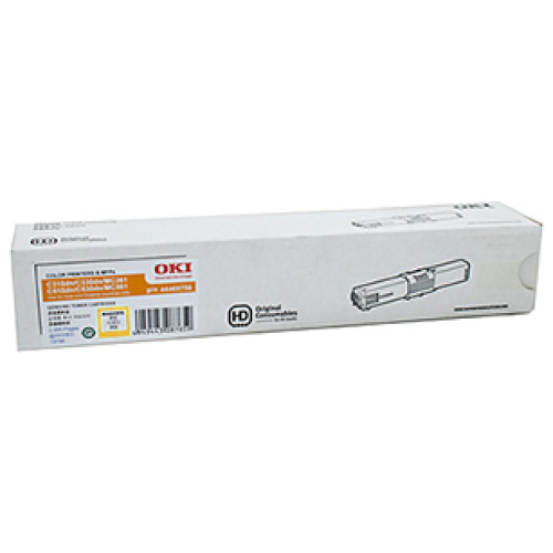 OKI Toner Cartridge For C310dn/330dn  Yellow; 2000 Pages @ 5% Coverage