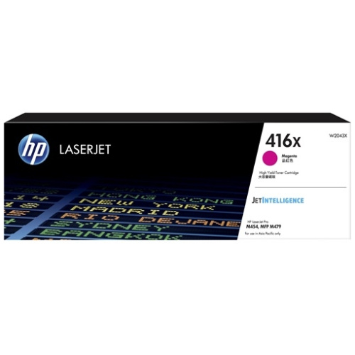 HP W2043X #416X Magenta Toner Cartridge  (Yield: Approx 6000 pages)