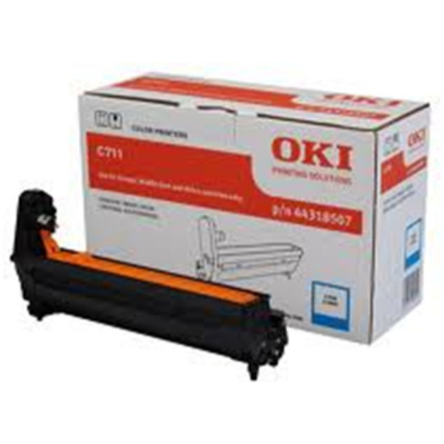 OKI 44318511 EP Cartridge (Drum) For C711n Cyan; 20,000 Pages