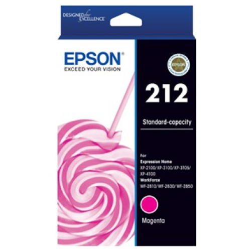 Epson C13T02R392 212 Standard Magenta Ink Cartridge