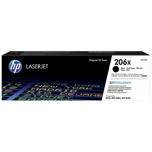 HP W2110X #206X Black Toner (Yield: Approx 3150 pages)