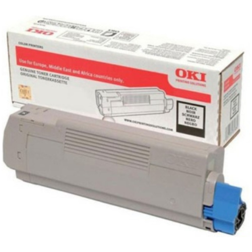 OKI 46861312 Toner Cartridge For C834 Black; 10,000 Pages  (ISO)