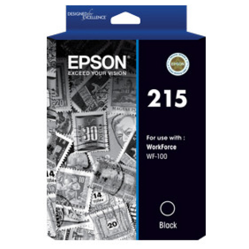 Epson C13T215192 Black Ink Cartridge to suit WF100 (Yield, up to 250 pages)