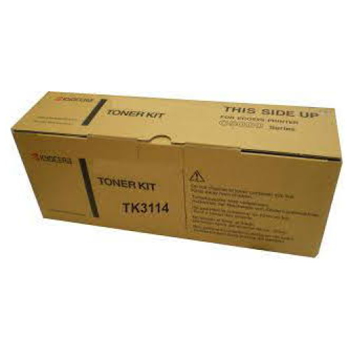 Kyocera TK-3114 Black Toner Kit (15,500 pages @ 5% coverage)