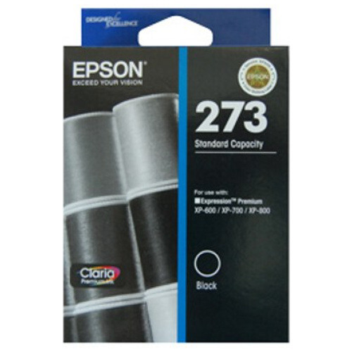 Epson C13T272192 Std Capacity Claria Premium Black ink (Yields up to 250 pages)