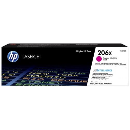 HP W2113X #206X Magenta Toner (Yield: Approx 2450 pages)