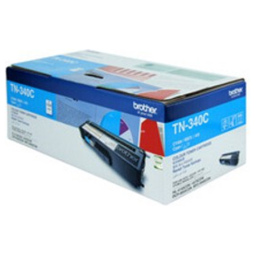 Brother TN-340C Cyan Toner Cartridge (1,500 Yield @ 5%)