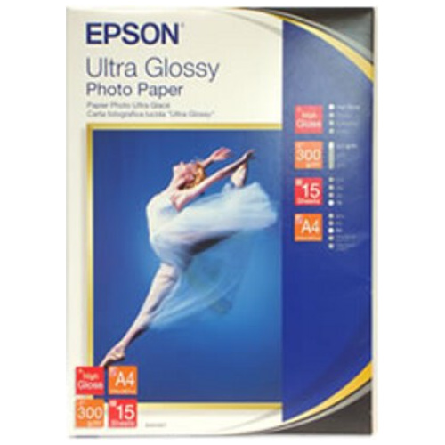 Epson C13S041927 Ultra Glossy Photo Paper - A4 15 Sheets