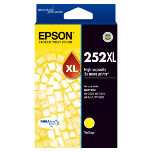 Epson C13T253492 252XL High Capacity Yellow Ink Cartridge