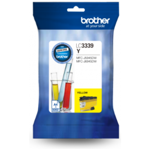 Brother LC-3339XLY Super High Yield Yellow Ink Cartridge to suit MFC-J6945DW, up to 5000 pages