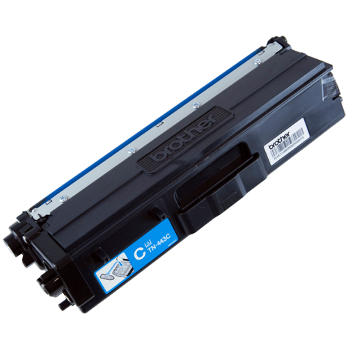 Brother TN-443C High Yield Cyan Toner, 4000 Pages