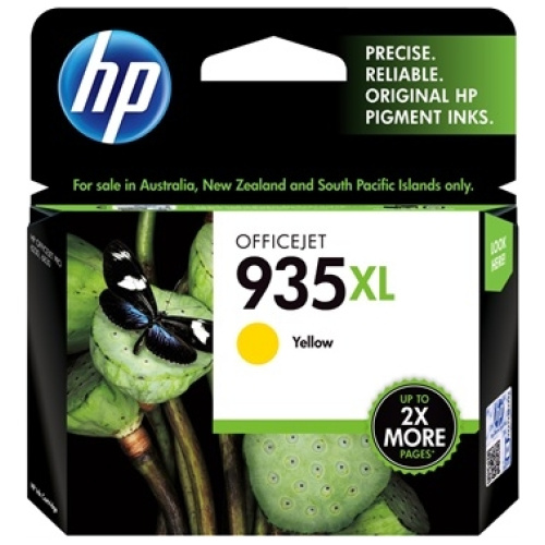 HP C2P26AA #935 XL High Yield Yellow Ink Cartridge (825 page yield)
