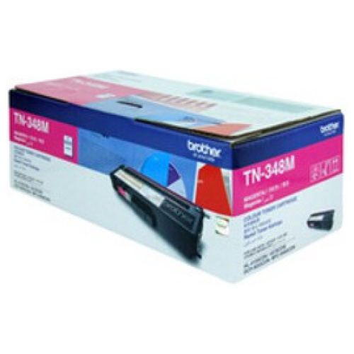 Brother TN-348M Magenta Toner Cartridge (6,000 Yield @ 5%)