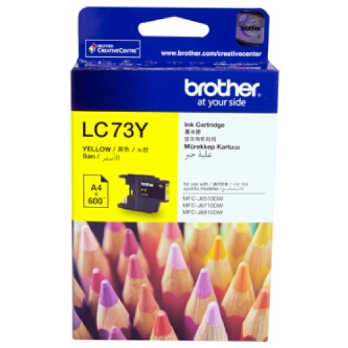 Brother LC-73Y Yellow Ink Cartridge