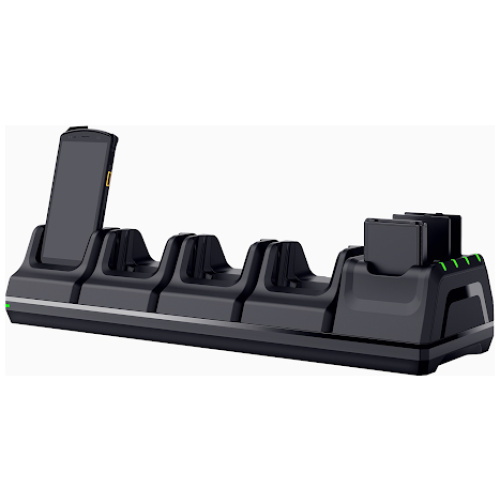 UROVO DT40 4+4 Slot Charging Cradle (4 Terminals and 4 Batteries)