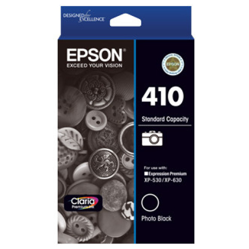 Epson C13T338192 Std Capacity Photo Black Ink Cartridge (Yields up to 300 pages)