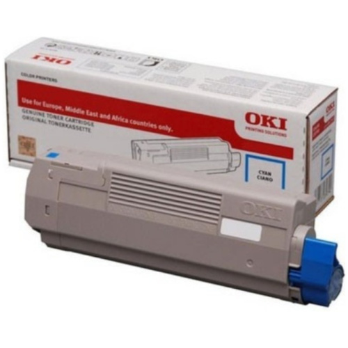OKI 46861311 Toner Cartridge For C834 Cyan; 10,000 Pages  (ISO)