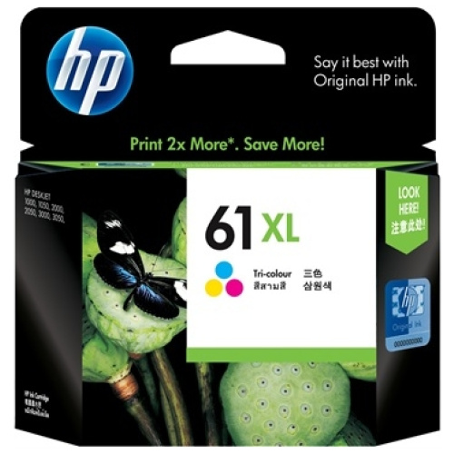 HP CH564WA #61XL High Yield Tri Colour Ink Cartridge (330 page yield)