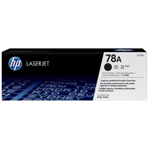HP CE278A #78A Black Toner Cartridge (2,100 Yield)