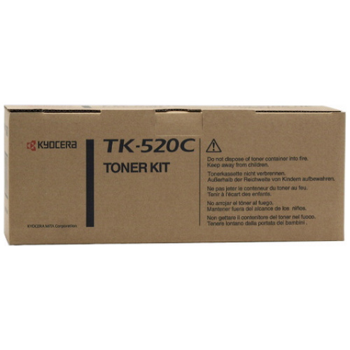 Kyocera TK-520C Cyan Toner (4,000 Yield)