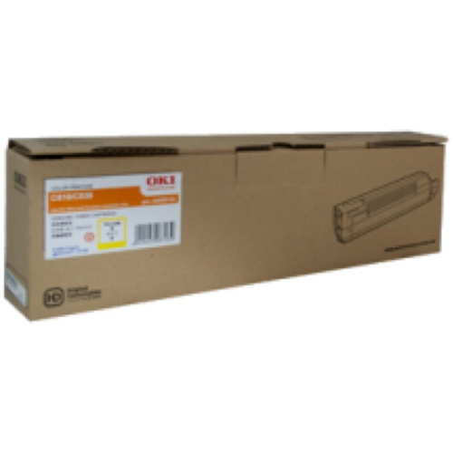 OKI 44643025 Toner Cartridge For MC862 Yellow (10,000 Pages @ ISO)