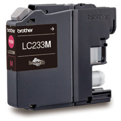 Brother LC-233M Magenta Ink Cartridge (Yield, up to 550 pages)