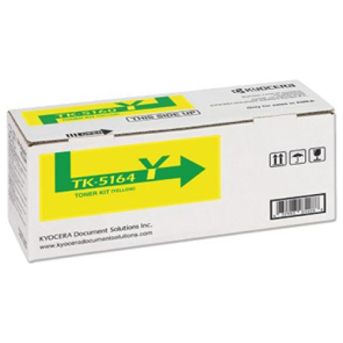 Kyocera TK-5164Y Yellow Toner Kit (Yield: 12,000 pages @ ISO 19798)