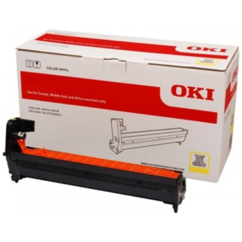 OKI 46484109 Yellow Image Drum For C532dn/MC573dn; 30,000 Pages @ 3 page per job