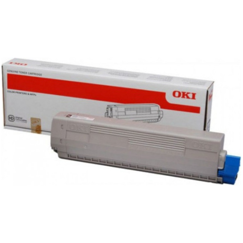 OKI 44844527 Toner Cartridge For C831N Cyan (10,000 Pages ISO)