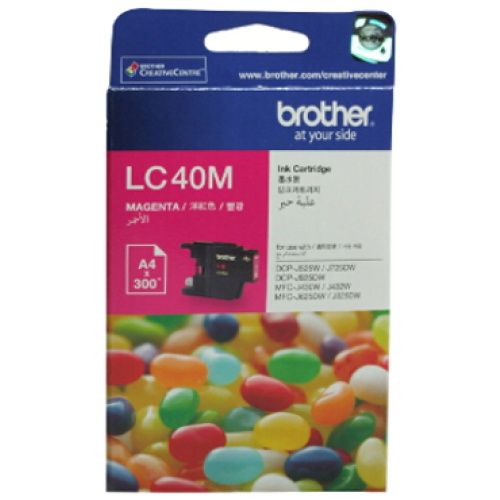 Brother LC-40M Magenta Ink Cartridge