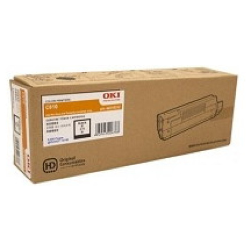 OKI 44315312 Toner Cartridge Black For C610 (8,000 Pages @ 5% Coverage)