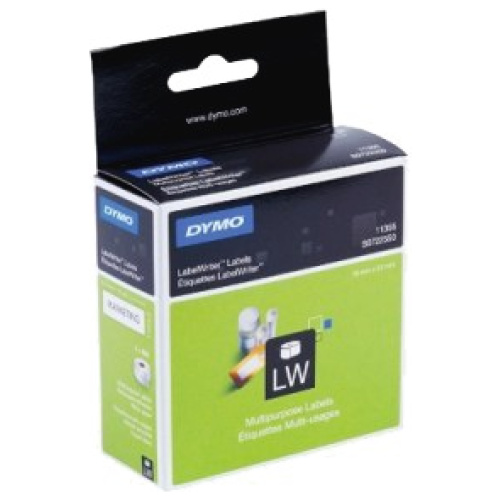 DYMO (SD11355/S0722550) Multi-purpose, Paper/White 19mm x 51mm, 1Roll/Box, 500 Labels/Roll