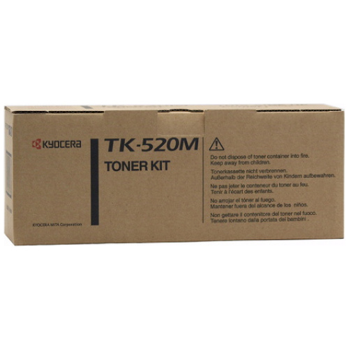 Kyocera TK-520M  Magenta Toner (4,000 Yield)
