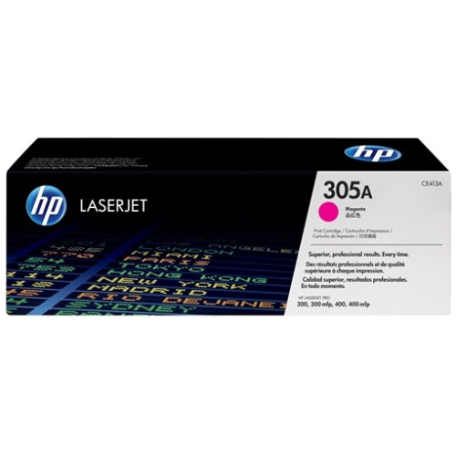HP CE413A #305 Magenta Toner Cartridge (2,600 Yield)
